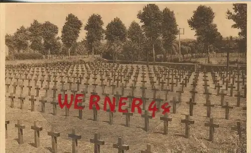Westroosebeke v. 1916 Deutscher Kriegsfriedhof -- siehe Foto !!  (29630)