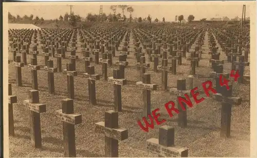 Wervica (Ville)  v. 1916 Deutscher Kriegsfriedhof -- siehe Foto !!  (29631)