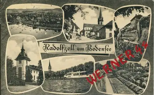 Radolfzell v. 1963  6 Ansichten -- siehe Foto !!  (29954)