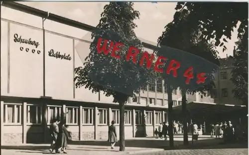 Güstrow v. 1962  Schauburg / Lichtspiele - Haus  --  siehe Foto !!  (29983)