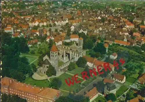 Bad Hersfeld v. 1963  Teil-Stadt-Ansicht  --  siehe Foto !!  (30279)