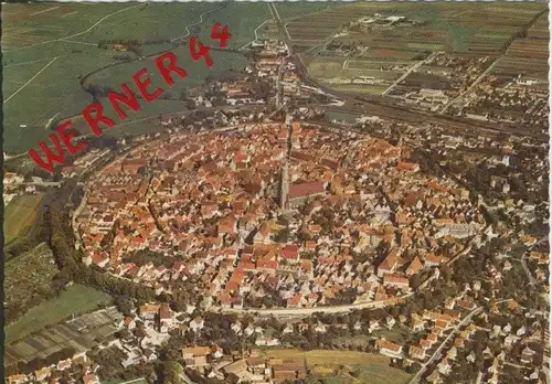 Nördlingen v. 1974  Total-Stadt-Ansicht --  siehe Foto !!  (30288)