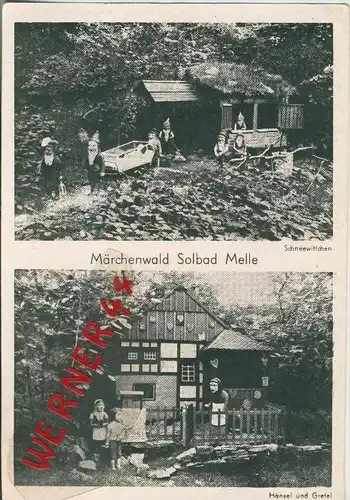 Solbad Melle v. 1954  Der Märchenwald  --  siehe Foto !!  (30298)