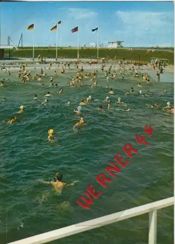 Horumersiel-Schillig v. 1968  Meerwasser Wellenbad  --  siehe Foto !!  (30302)