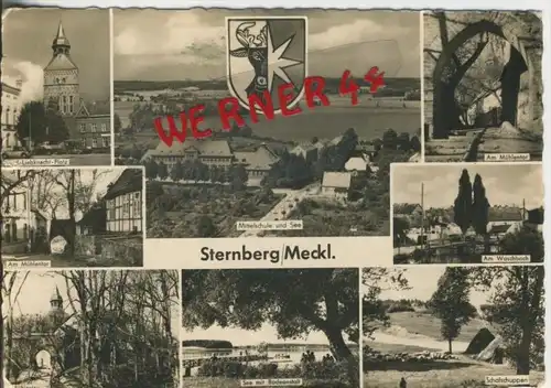 Sternberg v. 1959  8 Stadt-Ansichten  --  siehe Foto !!  (30338)