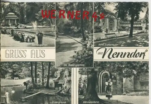 Gruss aus Bad Nenndorf v. 1959  5 Ansichten  --  siehe Foto !!  (30364)