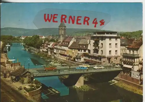 Wertheim v. 1971  Teil-Stadt-Ansicht  --  siehe Foto !!  (30481)