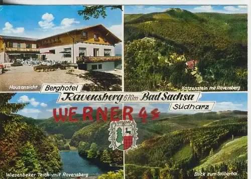Bad Sachsa v. 1968  Hotel-Berghof "Ravensberg"  --  siehe Foto !!  (30584)