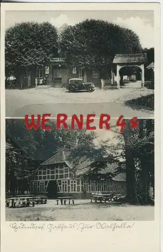 Gruss aus Hedendorf b. Neukloster v. 1938 Gasthaus "Zur Walhalla",Inh. J.Wohlers  --  siehe Foto !!  (30601)