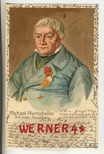 Sölden v. 1905  Michael Pfurtscheller,Schützen Hautmann  (30899-3)