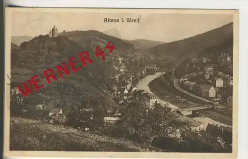 Altena v. 1929  Total Stadt Ansicht  (30929)