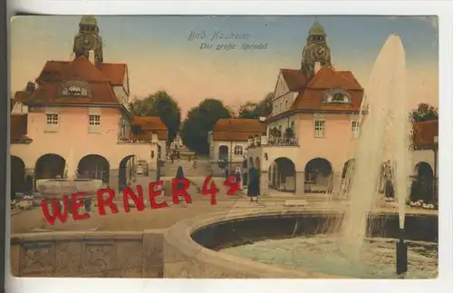 Bad Nauheim v. 1918  Parkstrasse mit Hotel  (31006)