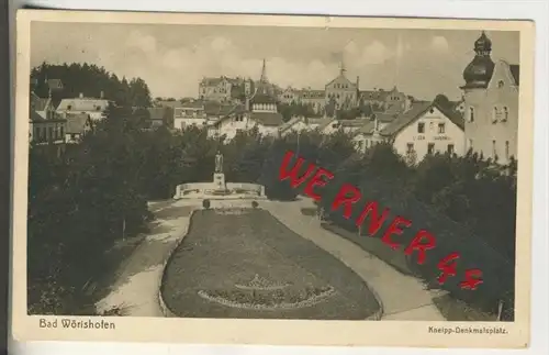 Bad Wörishofen v. 1927  Kneipp Denkmalplatz und Villa Austria   (31023)