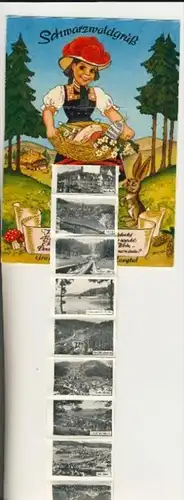Gruss aus Rotenfels v. 1964 10 kleine Ansichten im Postfach   (31105)