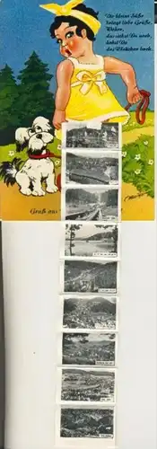 Gruss aus Rotenfels v. 1964 10 kleine Ansichten im Postfach   (31110)
