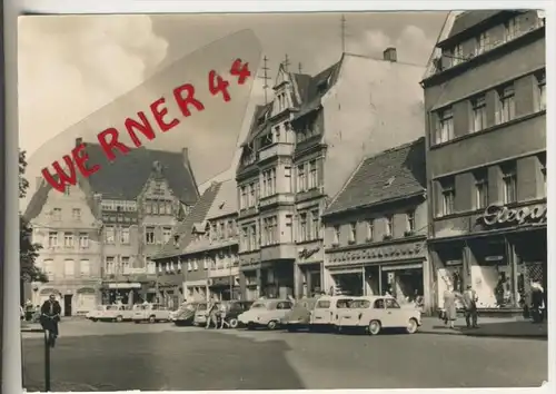 Bitterfeld v. 1964  Geschäfte am Marktplatz  (31134)