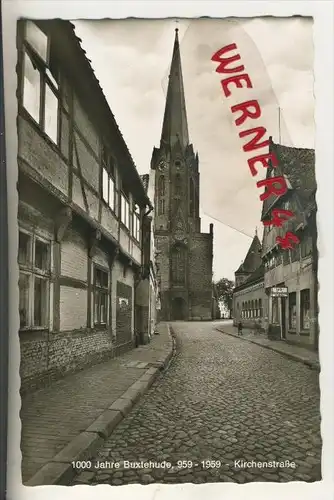 Buxtehude v. 1967  Die Kirchenstrasse mit Leihbuchhandlung   (31137)