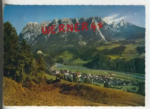 Werfen v. 1967  Dorf mit Tennengebirge  (31199)