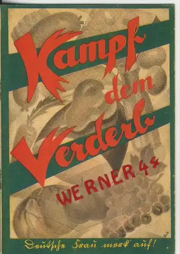Kampf dem Verderb v. 1936    ## Werbungs-Heft ##   (31343)