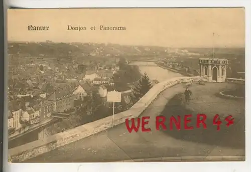 Namur v. 1918  Donjon et Panorama  (31447)