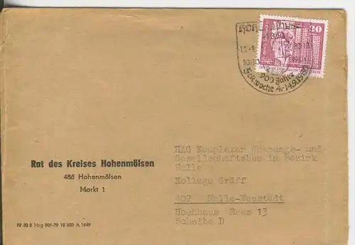 Rat des Kreises Hohenmölsen vom 13.09.1981   (37002)