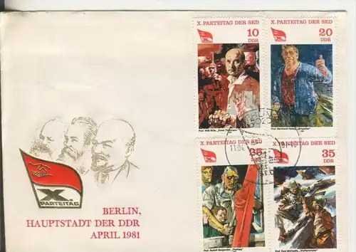 X. Parteitag der SED-Berlin 1981   (37021)