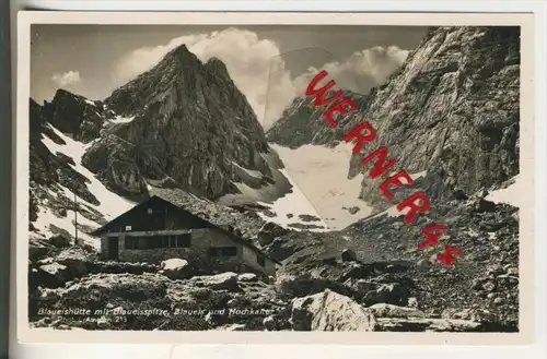 Bei Berchtesgaden v. 1941  Blaueishütte  mit Blaueisspitze   (31525)