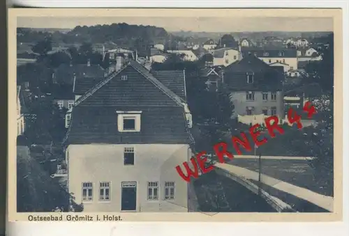 Grömitz v. 1940  Teil-Stadt-Ansicht   (31591)