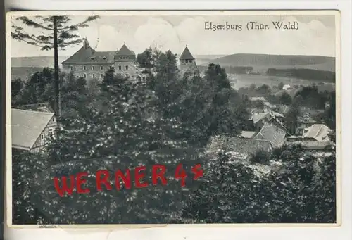 Elgersburg v. 1937  Teil-Stadt-Ansicht   (31674)