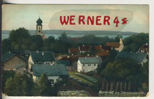 Bernried v. 1910  Dorfansicht am Starnbergersee   (33538)