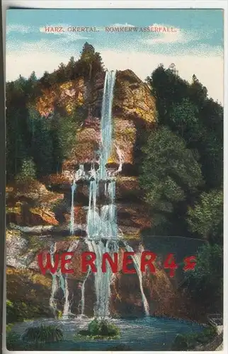 Harz im Okertal v. 1926  Romkerwasserfall   (33700)
