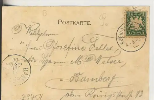Gruss aus Ramsau v. 1900  Dorfansicht  (33754)
