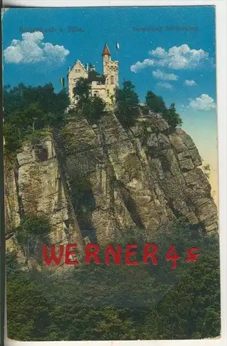 Bodenbach a. Elbe v. 1915  Bergschloß Schäferwand   (33761)