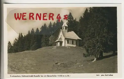 Todtnauberg v. 1967  Kapelle bei der Bergerhöhe  (35539)