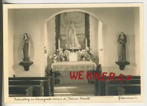 Todtnauberg v. 1967  Fatima Kapelle  (36788)