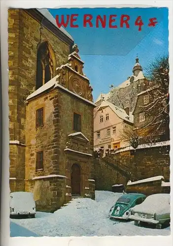 Marburg v. 1966  Alter Winkel mit Schloß,Schreiner H.J. Werner (36793)