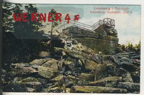 Luisenburg v. 1930  Schneeberg-Backöferle  (37470)