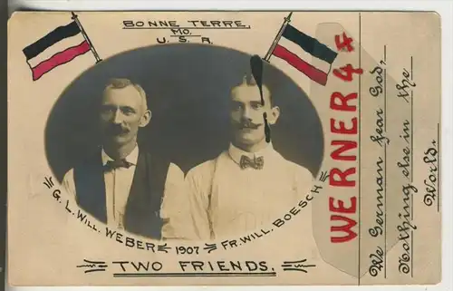 New Jersey v. 1907  Bonne - Terre, Will. Weber & Will. Boesch -- Two Friends (37593)