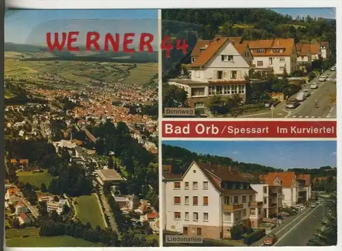 Bad Orb v. 1977  3 Stadtansichten  ( 38219)