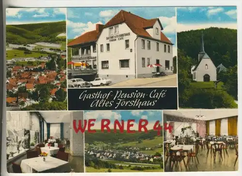 Biebergemünd OT Bieber v. 1976 Gasthof Pension Cafe "Altes Forsthaus"  ( 38246)
