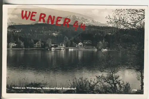 Velden v. 1955  Südstrand, Hotel Bundschuh   (38466)