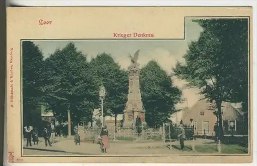 Leer v. 1908  Das Kriegerdenkmal (3004A)