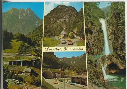 Kleinen Loiblpaß v. 1978  Autobahn,Grenze Bach (40720)