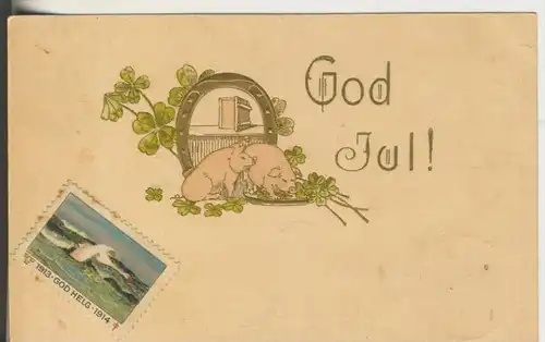 Gog Jul v. 1913  Hufeisen & Schweine (40765)