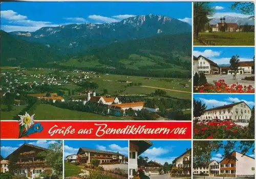Grüße aus Benediktbeuern v. 1979  8 Dorf-Ansichten  (41049)