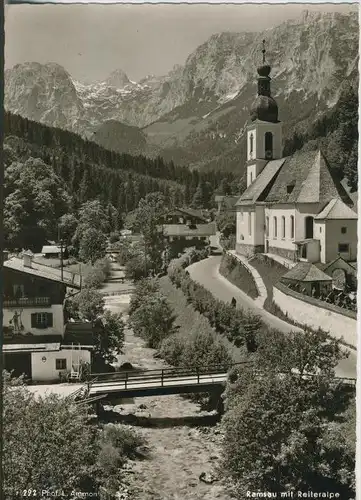 Ramsau v. 1964Teil-Dorf-Ansicht   (41153)