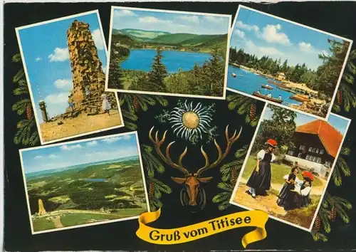 Gruß vom Titisee v. 1962 (Din a5-Karte) (41703)