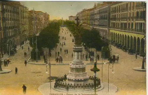 Zaragoza v. 1914  Paseo de la Independencia  (42101)