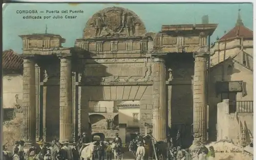 Cordoba v. 1914  Puerta del Puente edificada por Julio Cesar  (42118)