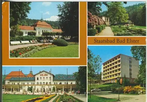 Bad Elster v. 1986  4 Ansichten vom Staatsbad  (42715)